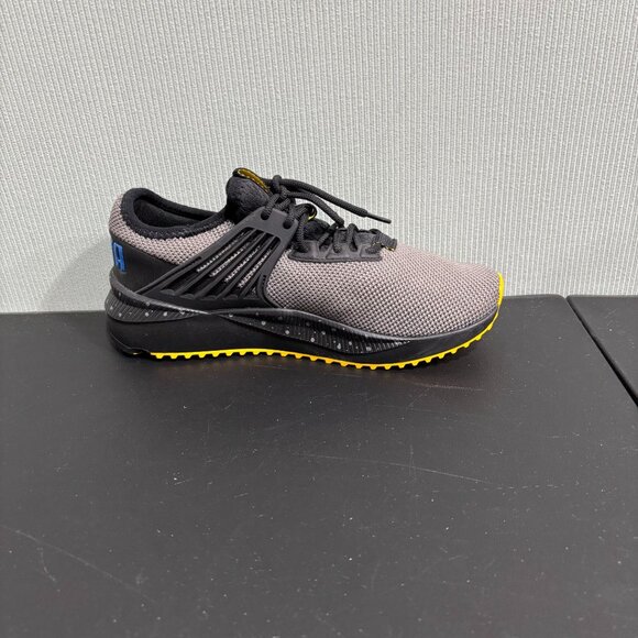 Puma Gray & Black Sneakers With Yellow Sole Womens US 7C SoftFoam - Picture 4 of 12